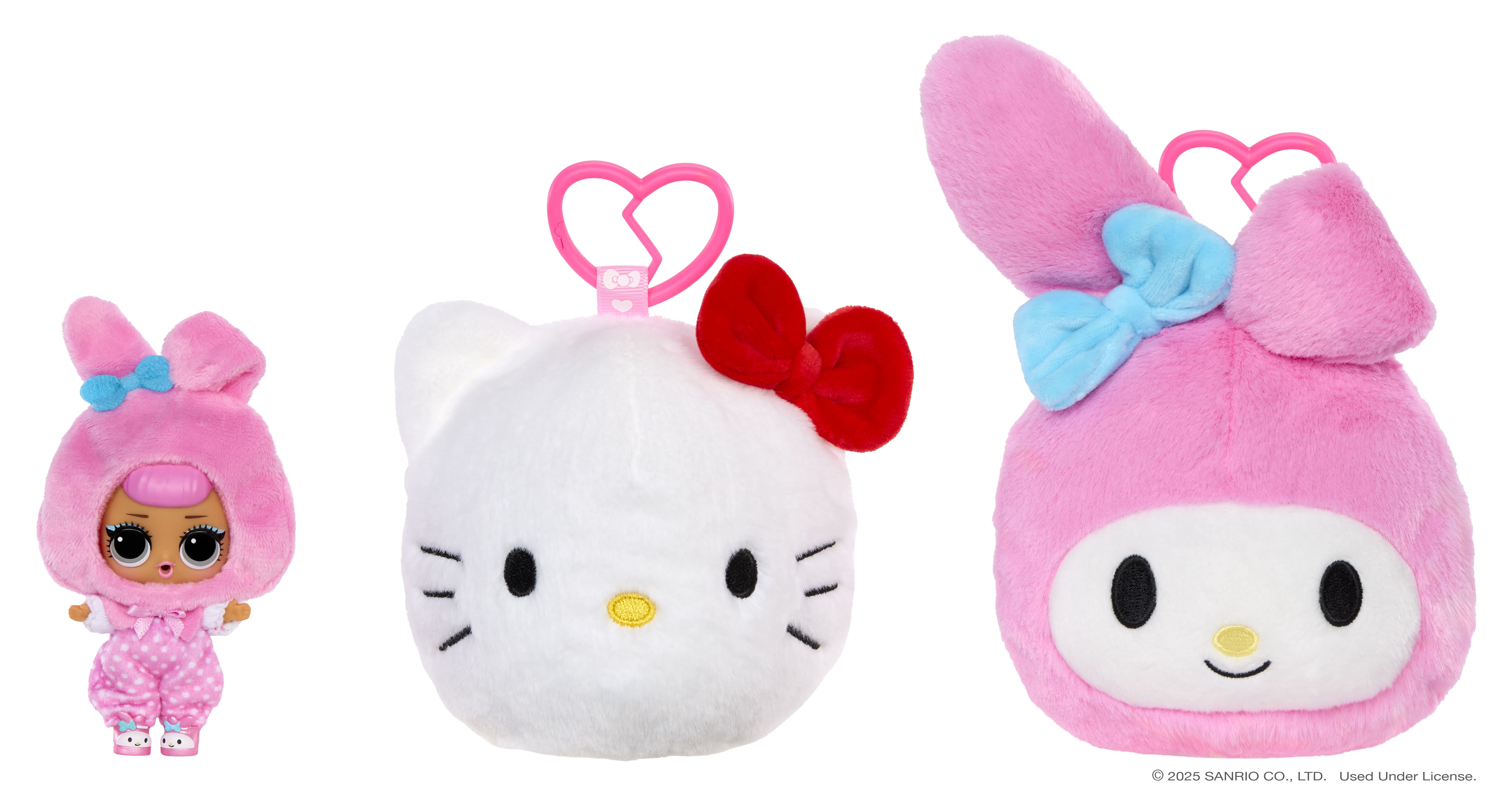 LOL Surprise Loves Hello Kitty and Friends Reversible Blind Plush Collectible Tots Doll