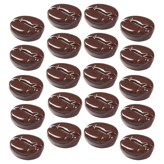 TINKSKY 25Pcs Coffee Bean Decor Realistic DIY Craft Accessories for Parties and Events