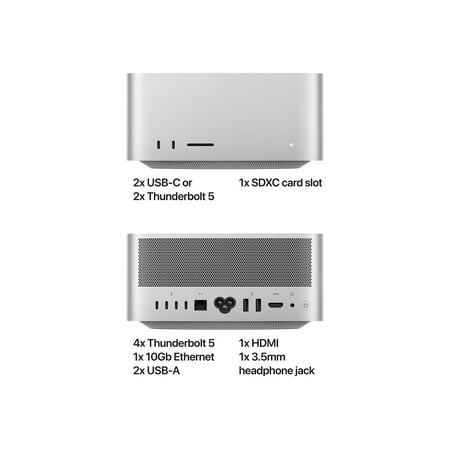 Apple - Mac Studio - M4 Max - 512GB SSD - Silver