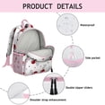 thumbnail image 4 of Red Ladybug Student Backpack – Cute Cartoon Ladybird Print With Nature Insect Garden Polka Dot Design, 4 of 6