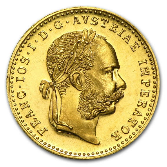 1915 Austria Gold 1 Ducat BU-Prooflike