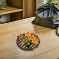 thumbnail image 4 of CHICHUMID Campfire Cooking Grate Cast Iron 1Set Grey Controlled Burning Outdoor, 4 of 6