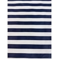 thumbnail image 6 of Sedona Designz 60" Wide Navy/White 1" Stripe Poly-Cotton Broadcloth Fabric 5 Yards – Lightweight Woven Fabric for Apparel, Crafts, Décor, Table Covers & Sewing Projects, 6 of 19