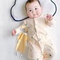 thumbnail image 3 of Baby Lovey Security Blanket with Animal Head – Soft Plush Comfort Toy for Infants & Toddlers – 10 Inch Bunny, Elephant & Giraffe Designs – Soothes & Calms for Sleep, 3 of 3