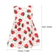 thumbnail image 3 of 1 juego de vestido de niña vestido sin mangas de fresa., 3 of 5