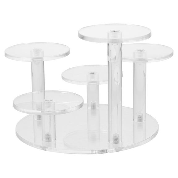 Soimiss Necklace Display Acrylic Display Rack Transparent 1Pcs