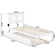 thumbnail image 7 of Tahoe Contemporary Metal Eco-Friendly Wood Headboard, Queen, White, 7 of 7