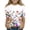 White, variant on Iaqnaocc Shirts for Child Girls Size 7 3/4 Length Sleeve Cute Western Ethnic Style T-Shirts Girls Fashion Round Neck Blouses Basic Casual Gifts for Teen Girls Light Gray 8-9 Years