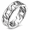 Silver, variant on Men’s Stainless Steel Chain Link Ring, Openwork Statement Band, Sizes 7-13, for Work, Dinner and Casual Outings, Birthday Gift