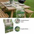 thumbnail image 5 of St. Patrick's Day Table Runner - 70 Inch Long, Kitchen Dining Table Runner Dresser Scarves, Green Shamrocks Truck Plants Retro Beige Farmhouse Decor for Coffee Tables Wedding Party Banquet, 5 of 8