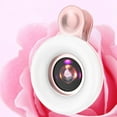 thumbnail image 3 of Luz de relleno para teléfono móvil, lente 15x, portátil, pequeña, 53 LED, atenuación, teléfono, lámpara de selfie para cámara Android, grabación Rosado Yotijar Luz de relleno del teléfono móvil, 3 of 10