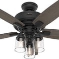 thumbnail image 2 of Hunter Fan Company Bennett 44" Indoor 3 Light Ceiling Fan w/ Remote Control, 2 of 5