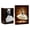 Black+brown, variant on Ballet Girl Tissue Box with Touch Light, Lady Flying Dress Paper Dispenser, Wood Skirt Napkin Dispenser, Creative Tissue Cover Holder Desktop Organizer for Bedroom Desk Living Room