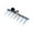 7 Tines, variant on TOPReddon Iron Rake for Weeding, Garden Metal Rake Heavy Duty with 4 Tines, Garden Weeding Rake Tools, Sharp Gardening Weed Rake Tool, Hand Rake Weeder Tool for Backyard Farm Planting Weeding