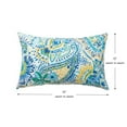 thumbnail image 5 of Greendale Home Fashions 19'' x 12'' Reversible Outdoor Throw Pillow, Set of 2, Baltic, 5 of 7