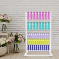 thumbnail image 4 of 5 Tiers Freestanding Multifunctional Rack Organizer, Rectangular Metal Rack, 4 of 16