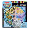 thumbnail image 4 of Melissa & Doug Stained Glass Made Easy Activity Kit: Mermaids - 140+ Stickers, 4 of 10