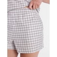 thumbnail image 5 of Joyspun Women's Woven Poplin Sleep Shorts, 3'' Inseam, Sizes XS-3X, 5 of 6