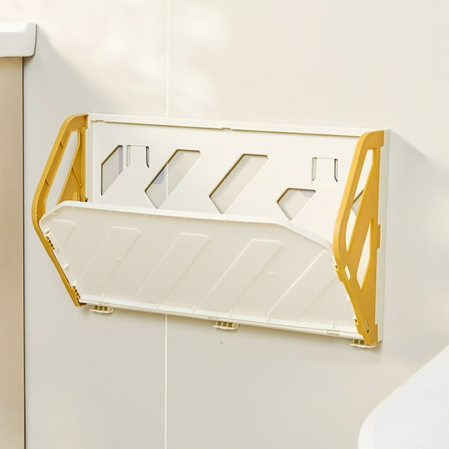 TACILIP Shoe Rack, Wall Mounted Folding Shoe Rack with Adhesive Hook and No Drilling Installation Item Storage Rack, Gifts for Mom