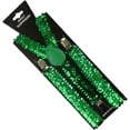 thumbnail image 5 of LINLIN Womens Glitter Sequins Elastic Y-Shape Adjustable Braces Clip-on Suspenders for Men, 5 of 5