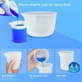thumbnail image 3 of Silicone Resin Measuring Cups Tool Kit- 600ml/20oz Resin Mixing Cups, 1Pcs 100ml Measuring Cups, Silicone Stir Sticks, Resin Mixing Kit for Epoxy Resin, Molds, Jewelry Making, Waxing, Easy Clean, 3 of 6