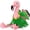 Pink-Flamingo, variant on MorisMos 23.6in Cute Hula Flamingo Stuffed Animal, Soft Pink Plush Flamingo with Leaf Skirt Plush Toy