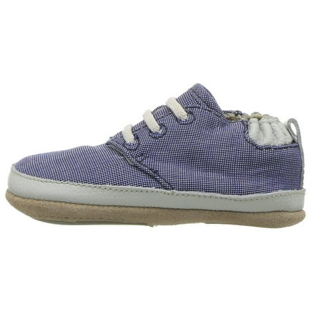 Robeez Bows - Robeez Baby Boy Mini Shoez, Steven Denim, Size 3-6 Months M Us Infant (2)
