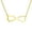 Gold, variant on 18K Gold Plated Personalized Infinity Name Necklace Customized Any 2 Names Infinity Nacklace