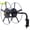 Black-2, variant on 5-in-1 Multi-Game Table, for Indoor/Home, Long-Lasting Performance, Powder-Coated Steel Adjustable Feet