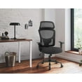 thumbnail image 2 of BestOffice Heavy Duty Big and Tall Desk Chair, 400 Lb Weight Capacity Ergonomic, High, Mesh, Lumbar Support, Wide Seat & Headrest, Black, 2 of 7