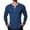 Blue, variant on XUANTAOO Mens Tshirts Long Sleeve Button Down Crewneck Henley Shirts Basic Orange T Shirts with Button Men's Shirts Casual