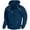 Blue, variant on Idoravan Hoodies for Men Men Casual Fashion Half Zipper Pocket Pullover Long Sleeve Tops Sweatshirt Black L