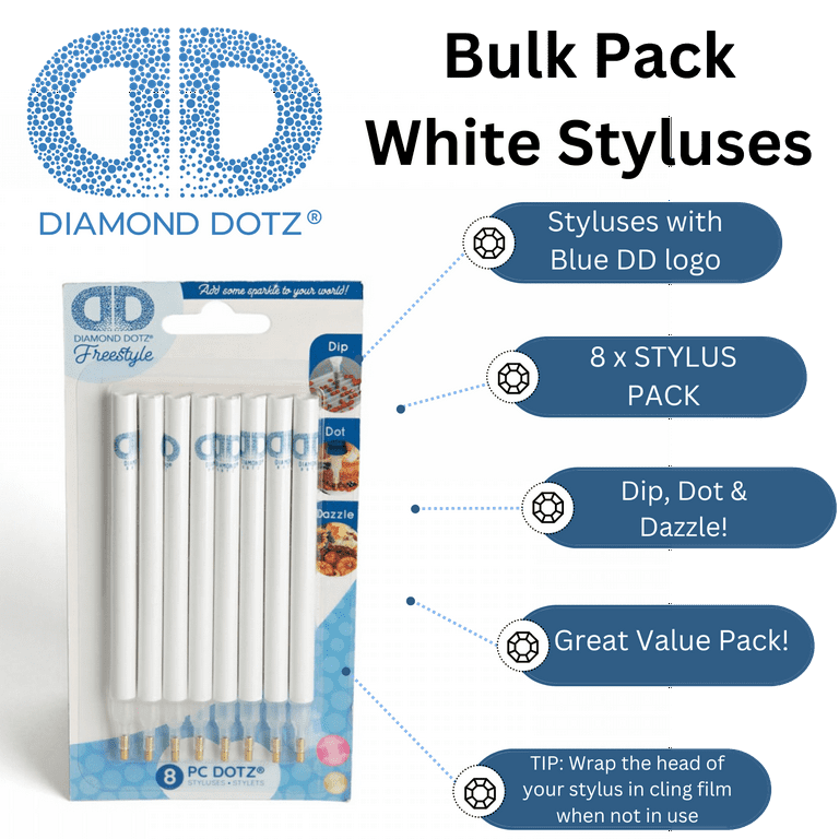 Diamond Dotz Accessories: Bulk Pack Stylus - 8pc Diamond Dotz Accessories: Bulk Pack Stylus - 8pc