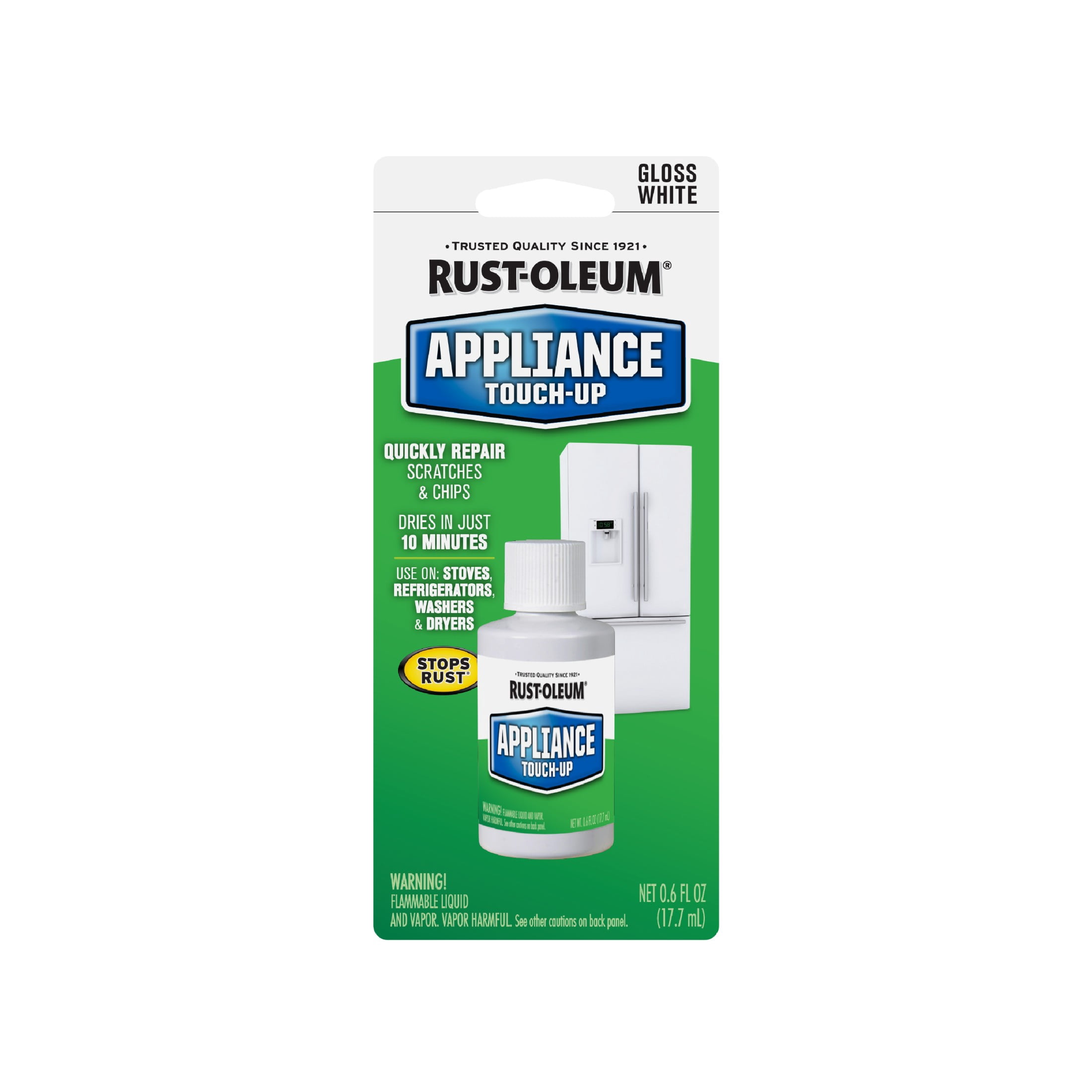 6 Pack, White, Rust-Oleum Specialty Gloss Appliance Touch-Up- 0.6 oz