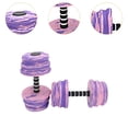thumbnail image 6 of QccHieUs Aquatic Dumbbell EVA Float Dumbbell Pool Fitness Pool Resistance Aquatic Weights Purple Pink, 6 of 9
