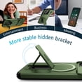 thumbnail image 4 of SELOZKE Compatible with Motorola Moto G Stylus 5G 2025 Green Phone Holder, Magnetic Protective Phone Case, 4 of 9