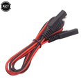 SAE Female to SAE Male Power Extension Cable Solar Battery Quick