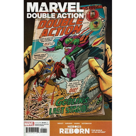 Heroes Reborn: Marvel Double Action #1 VF ; Marvel Comic Book