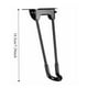 thumbnail image 4 of 4PCS 18.5CM Metal Hair Clip Furniture Legs, Detachable Folding Design, Protective Floor Suitable for, 4 of 5