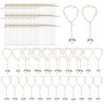 thumbnail image 1 of 30 Pcs Baptism Acrylic Rosary Beads Mini Rosaries Angel with Organza Bags for The First Communion Baptism Party Favors, 1 of 5