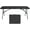 Black, variant on NEILA 6 Foot Heavy Duty Plastic Folding Table - Durable Indoor/Outdoor Utility Table with Carrying Handle, Perfect for Dining, Picnics, Parties, and Camping,White