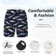 thumbnail image 3 of Balery Sardine Bañador para hombre, shorts de playa de secado rápido con entrepierna y forro de compresión-Medium, 3 of 6