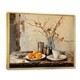 thumbnail image 2 of Designart Breakfast framed wall Art, Morning Feast at Breakfast I , Breakfast Large framed wall art decor, Beige Traditional Gold framed wall art, 40x30 inches Gold Frame, 2 of 5