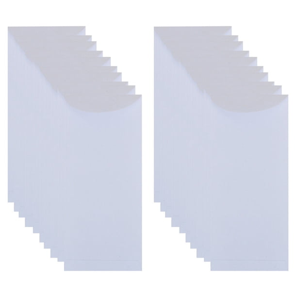 Sobres en blanco de 20 piezas sobres de papel Invitación de invitación de la fiesta sobres de efectivo