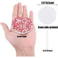 thumbnail image 2 of RYLABLUE Spring Red Flowers White Set of 2 Car Coaster for Drinks, Absorbent Ceramic Stone Coasters Cup Mat with Cork Base for Home Kitchen Room Coffee Table Bar Decor, 2 of 5