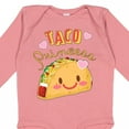 thumbnail image 4 of Inktastic Taco Princess- Cute Taco Boys or Girls Long Sleeve Baby Bodysuit, 4 of 5