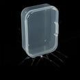 thumbnail image 4 of 2 Pcs Mini Boîte de Rangement Rectangulaire en Plastique Translucide, 4 of 6