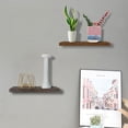 thumbnail image 3 of Leylor Floating Shelves - Retro Floating Wall Shelf Storage Rack Organizer Hanging Bookshelf Home Decor(40 * 14 * 2cm), 3 of 8