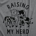 thumbnail image 2 of Womens Raising My Herd T Shirt Funny Cute Mother Cow Calf Tee for Ladies Womens Graphic Tees, 2 of 9