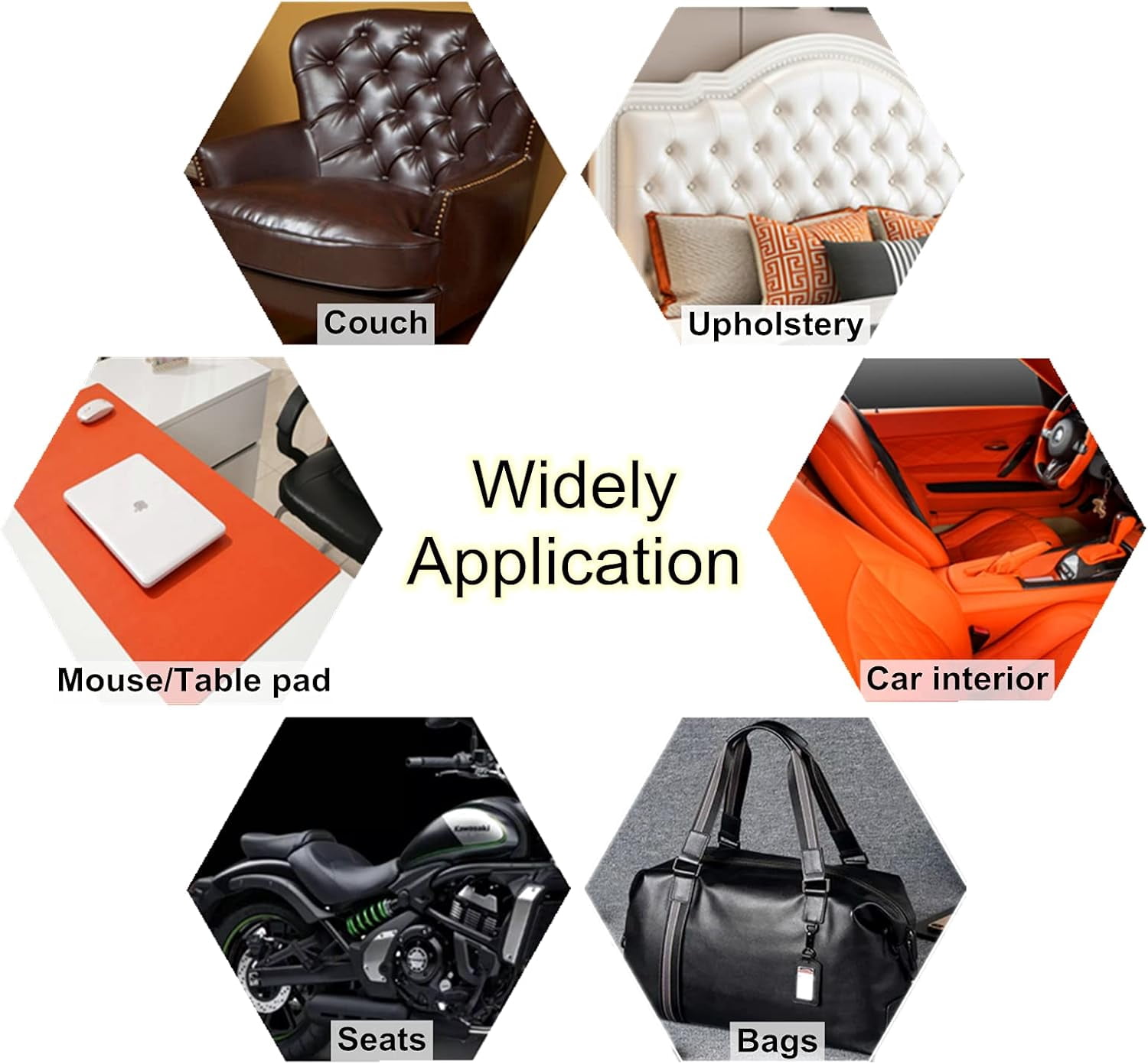 Large Leather Repair Patch 17x60 Inch, Furniture Leather Seat Repair Sticker, Leather Repair Tape, Self Adhesive Waterproof Patch Kit for Car Seat,Couch,Boat Seat,Chair (Beige White)